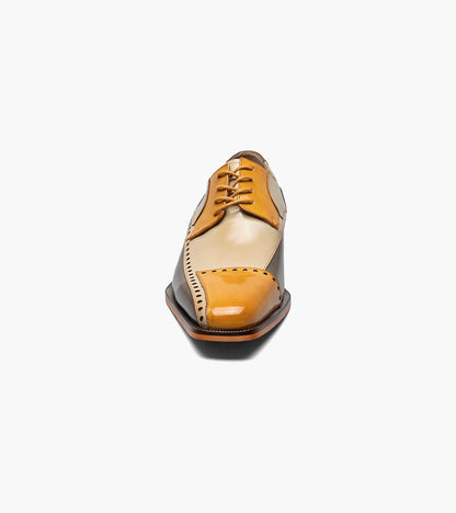 Stacy Adams Plaza Modified Cap Toe Oxford Clearance Men’s Shoes - Olive Multi