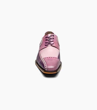 Stacy Adams Plaza Modified Cap Toe Oxford Clearance Men’s Shoes - Purple Multi