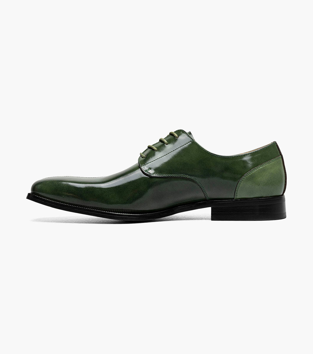 Stacy Adams Palmento Modified Cap Toe Oxford Men’s Dress Shoes - Green Multi