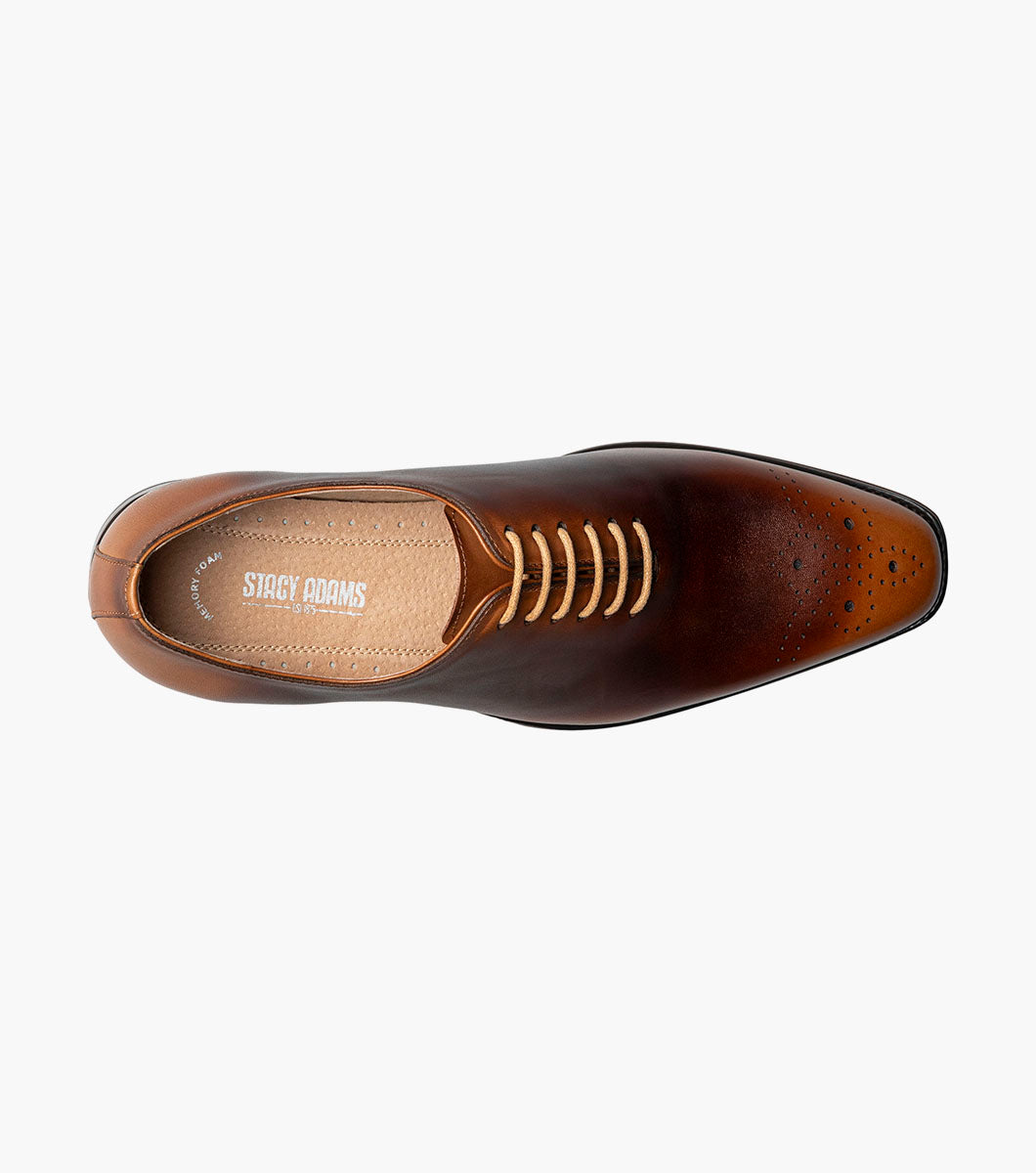 Stacy Adams Hallquist Plain Toe Oxford Men’s Dress Shoes - Toffee