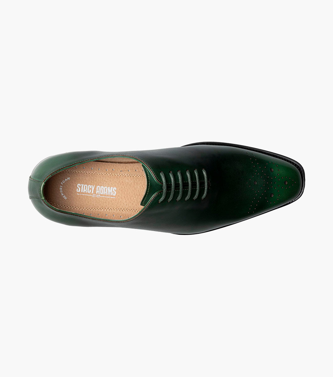 Stacy Adams Hallquist Plain Toe Oxford Men’s Dress Shoes - Green