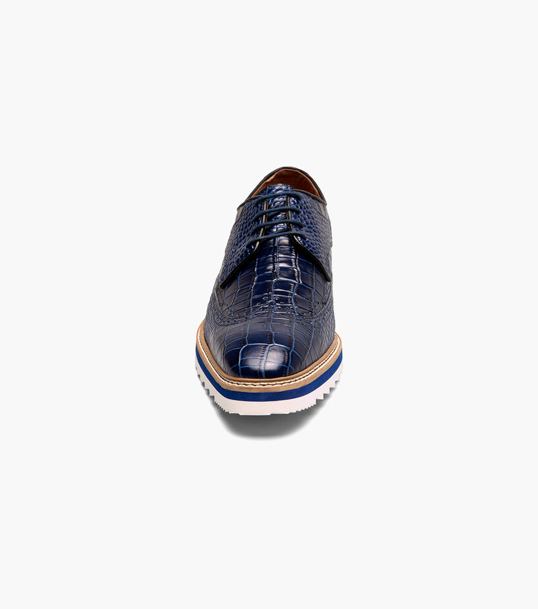 Stacy Adams Alario Wingtip Oxford Stacy Adams Last Pairs - Blue