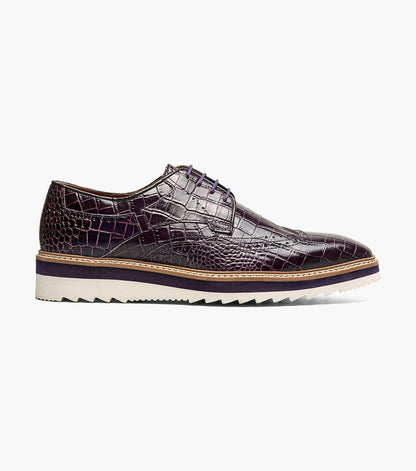 Stacy Adams Alario Wingtip Oxford Men’s Dress Shoes - Purple