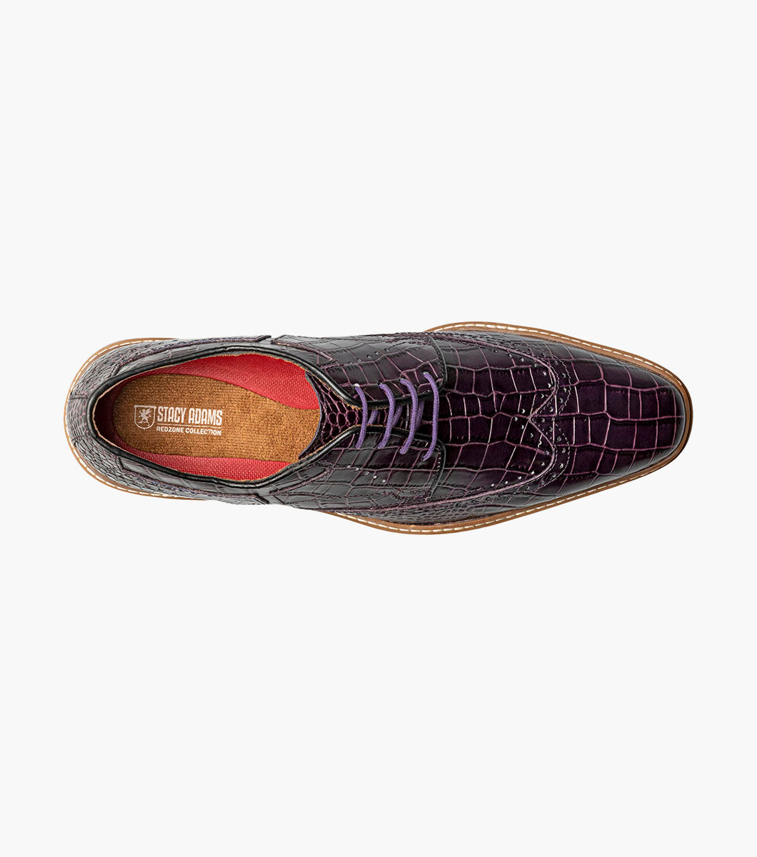 Stacy Adams Alario Wingtip Oxford Men’s Dress Shoes - Purple
