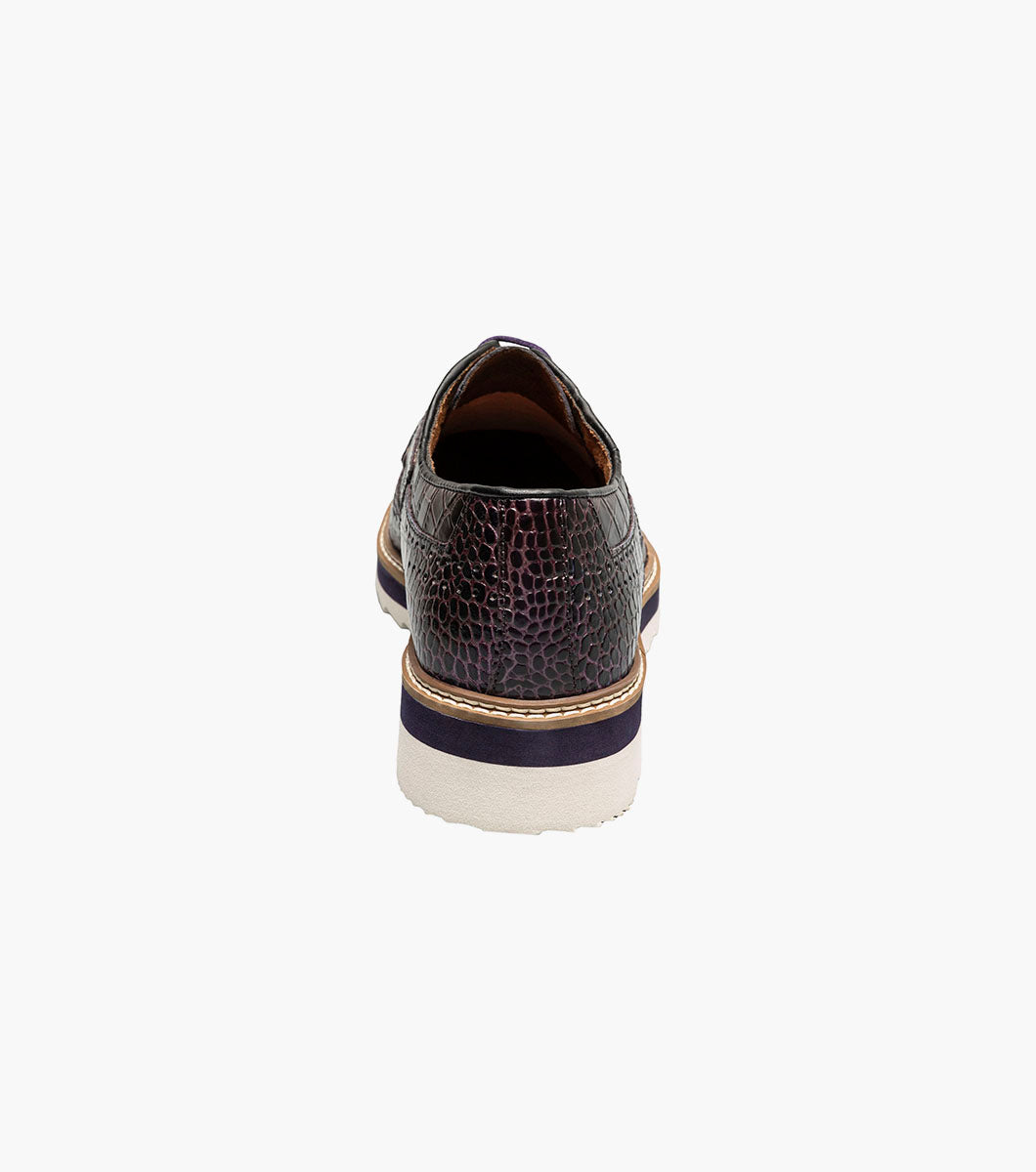 Stacy Adams Alario Wingtip Oxford Men’s Dress Shoes - Purple