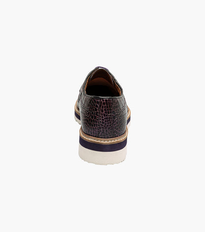 Stacy Adams Alario Wingtip Oxford Men’s Dress Shoes - Purple
