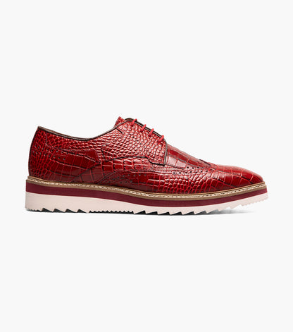Stacy Adams Alario Wingtip Oxford Men’s Dress Shoes - Red