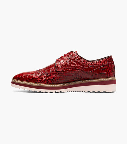 Stacy Adams Alario Wingtip Oxford Men’s Dress Shoes - Red