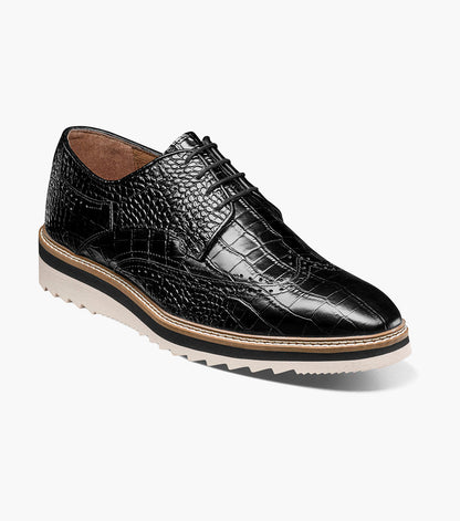 Stacy Adams Alario Wingtip Oxford Stacy Adams Last Pairs - Black