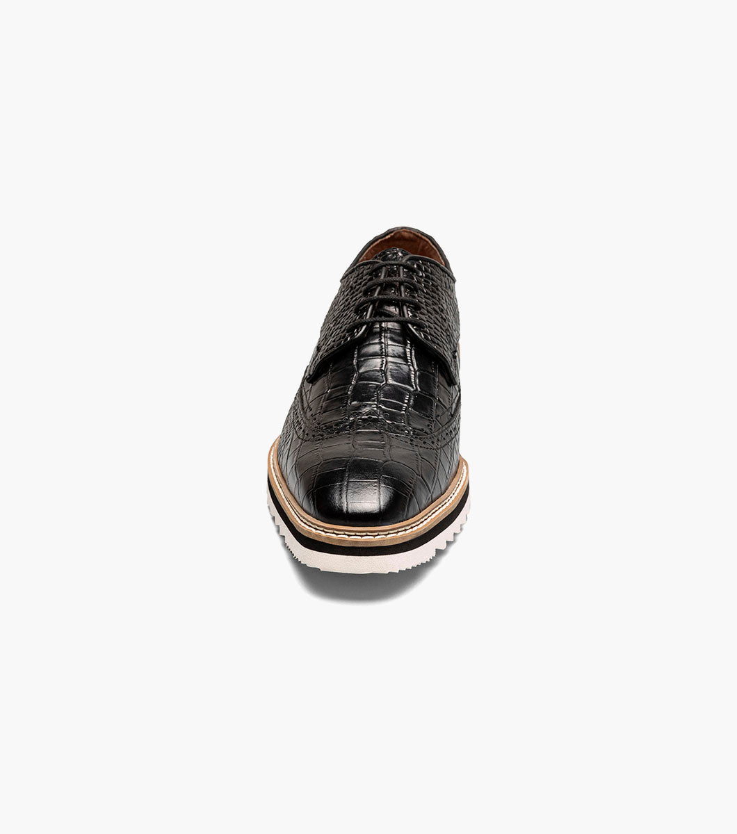 Stacy Adams Alario Wingtip Oxford Stacy Adams Last Pairs - Black