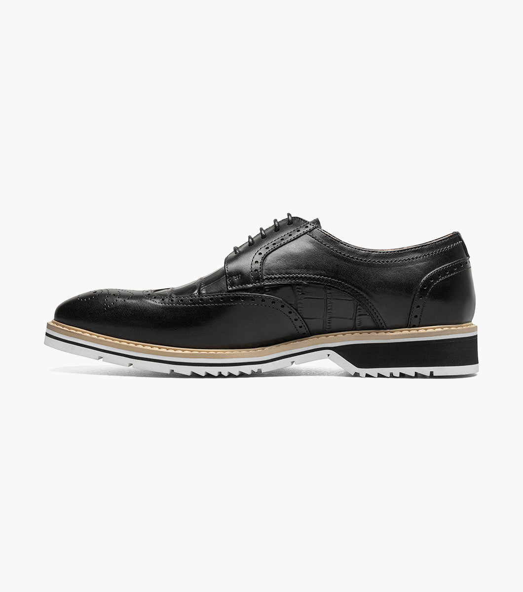 Stacy Adams Beaumont Wingtip Oxford Clearance Men’s Shoes - Black