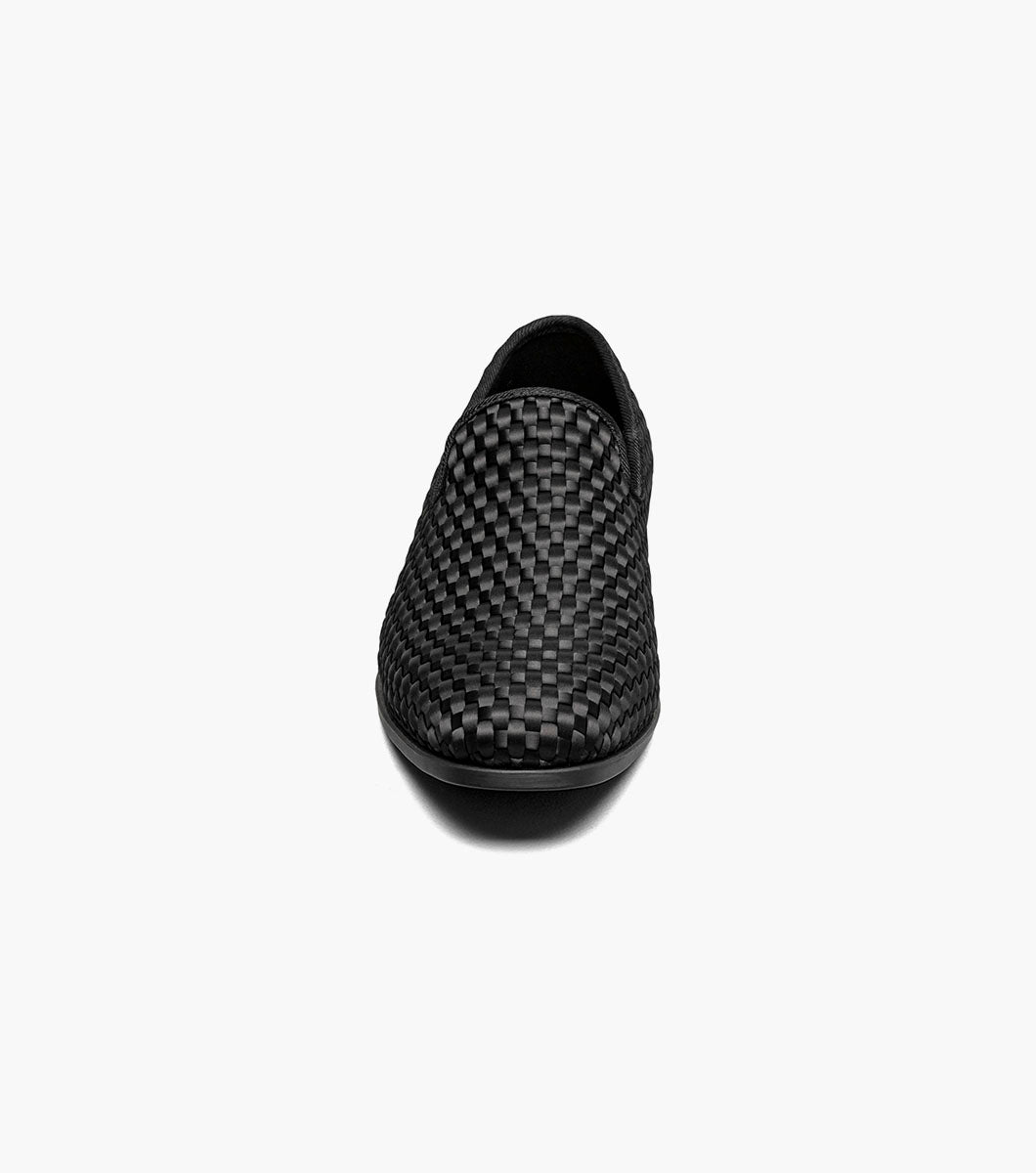 Stacy Adams Swenson Woven Slip On Men’s Dress Shoes - Black