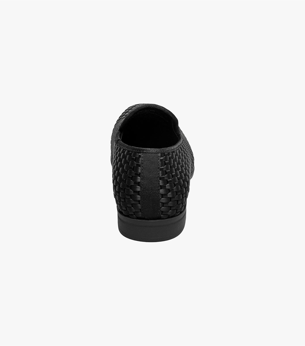 Stacy Adams Swenson Woven Slip On Men’s Dress Shoes - Black