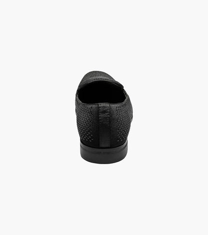 Stacy Adams Swagger Studded Slip On Men’s Dress Shoes - Black