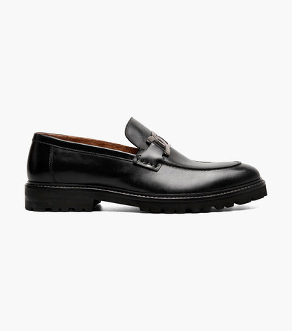 Stacy Adams Hale Moc Toe Bit Slip On Stacy Adams Last Pairs - Black