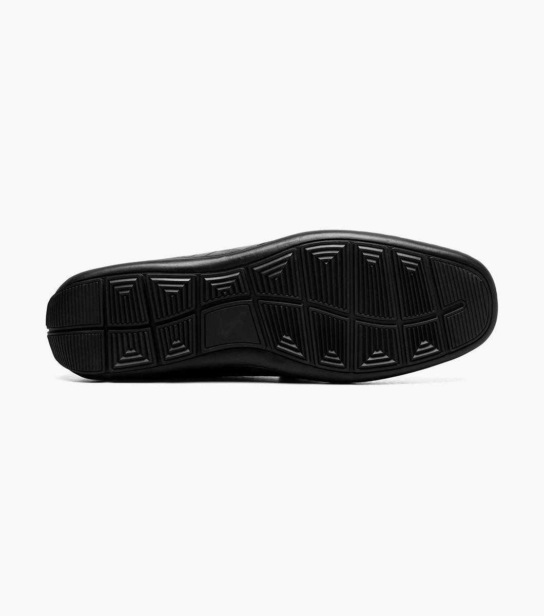 Stacy Adams Embrey Moc Toe Bit Slip On Clearance Men’s Shoes - Black