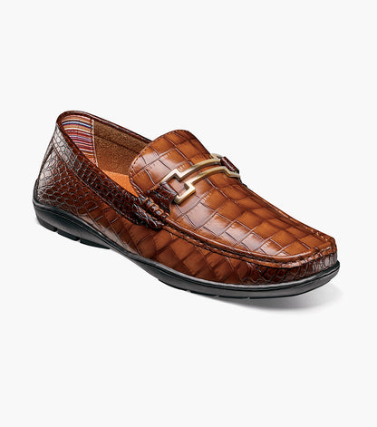 Stacy Adams Embrey Moc Toe Bit Slip On Clearance Men’s Shoes - Cognac