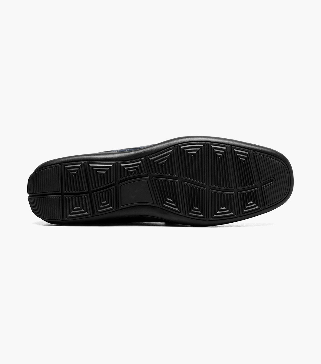 Stacy Adams Embrey Moc Toe Bit Slip On Clearance Men’s Shoes - Navy