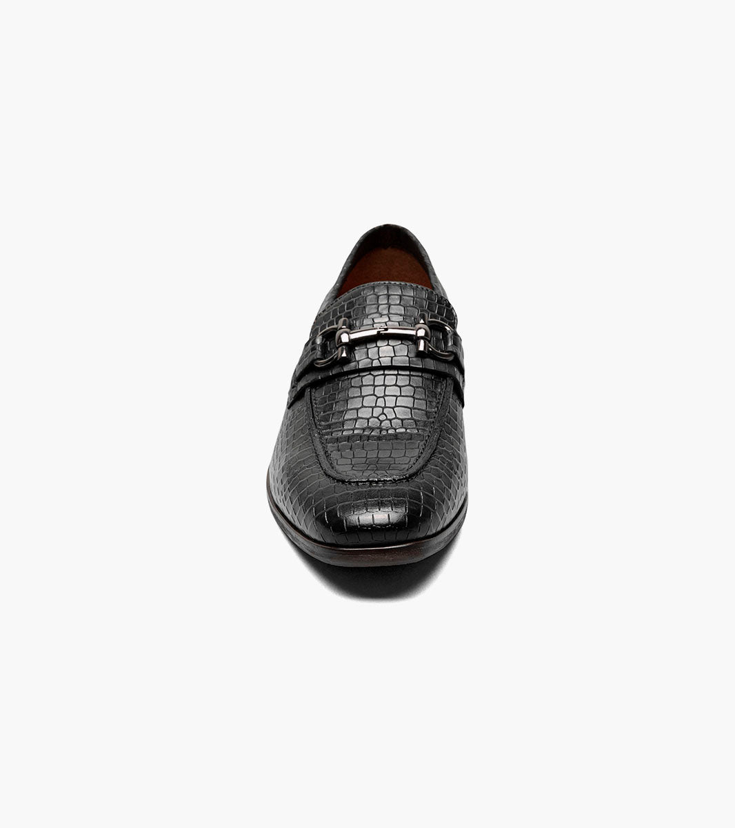Stacy Adams Feronte Moc Toe Bit Slip On Stacy Adams Last Pairs - Black
