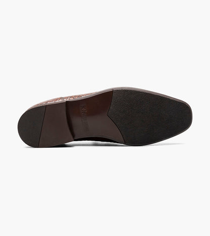 Stacy Adams Feronte Moc Toe Bit Slip On Stacy Adams Last Pairs - Cognac