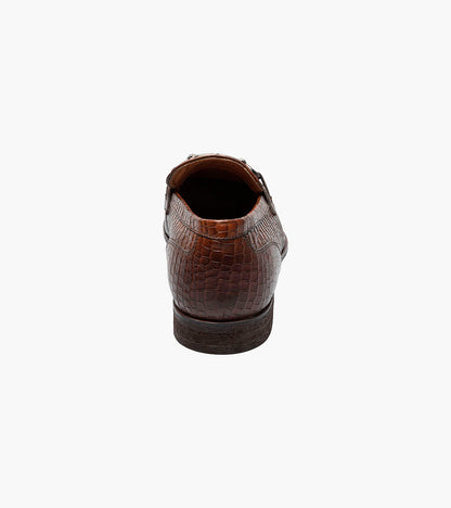 Stacy Adams Feronte Moc Toe Bit Slip On Stacy Adams Last Pairs - Cognac