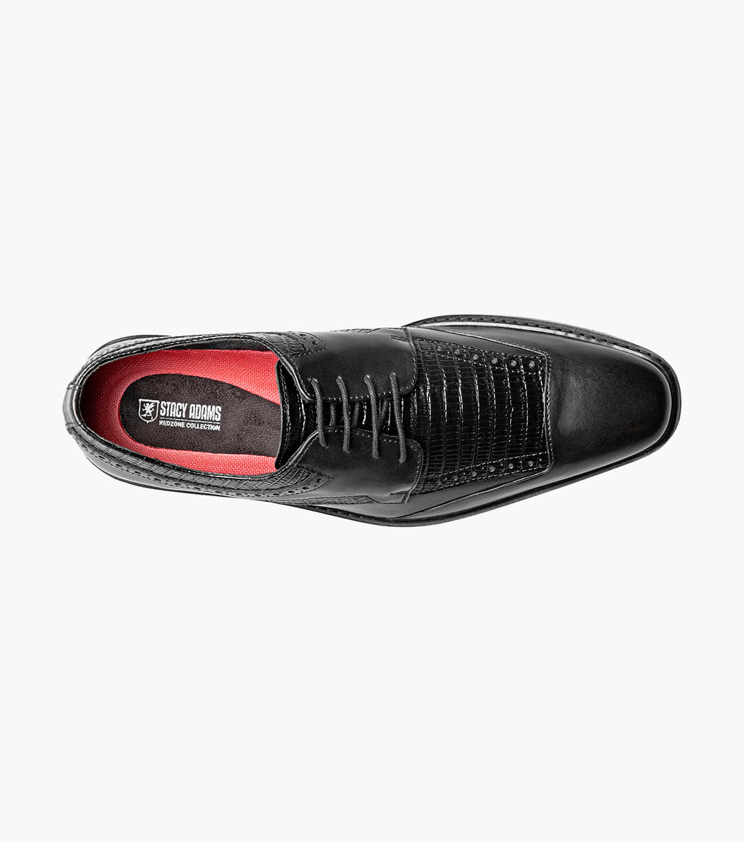 Stacy Adams Gambetta Modified Cap Toe Oxford Clearance Men’s Shoes - Black