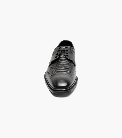 Stacy Adams Gambetta Modified Cap Toe Oxford Clearance Men’s Shoes - Black