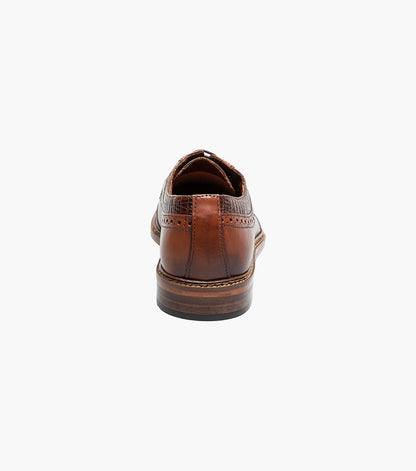 Stacy Adams Gambetta Modified Cap Toe Oxford Clearance Men’s Shoes - Cognac