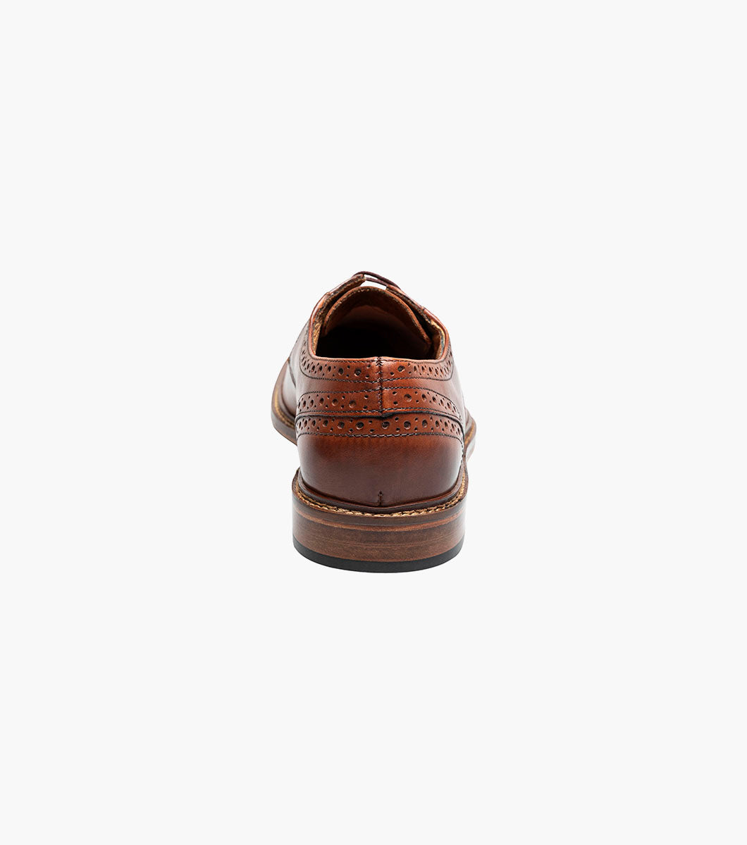 Stacy Adams Giorgetti Plain Toe Oxford Men’s Dress Shoes - Cognac