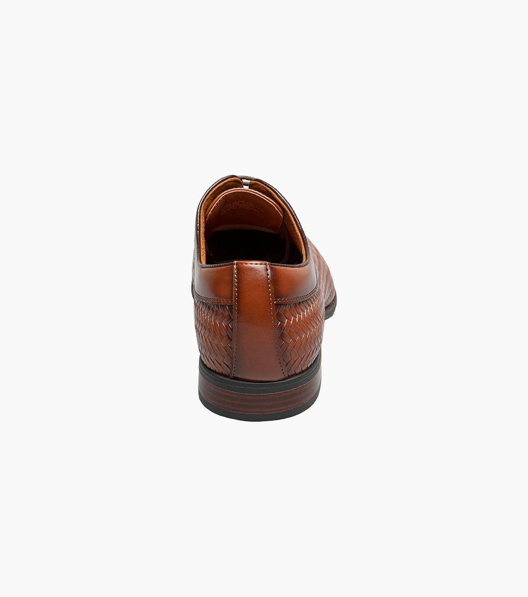 Stacy Adams Nealon Plain Toe Oxford Men’s Dress Shoes - Cognac