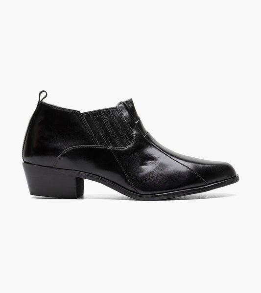 Stacy Adams Sotaro Cuban Heeled Boot Men’s Dress Shoes - Black