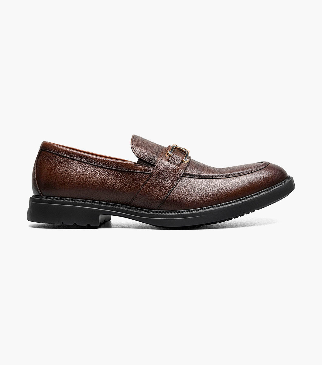 Stacy Adams Todridge Moc Toe Bit Slip On Clearance Men’s Shoes - Brown Tumbled