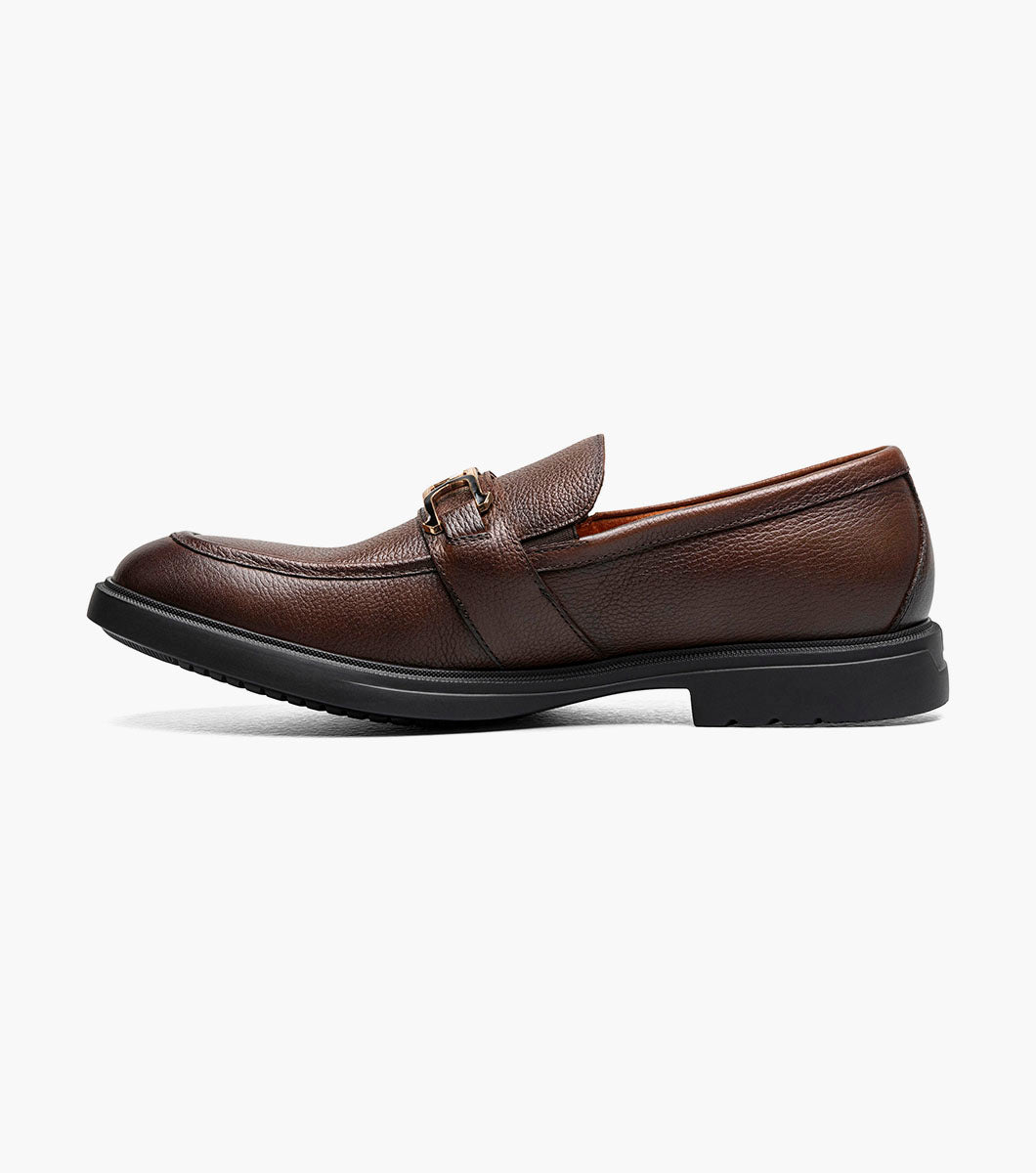Stacy Adams Todridge Moc Toe Bit Slip On Clearance Men’s Shoes - Brown Tumbled