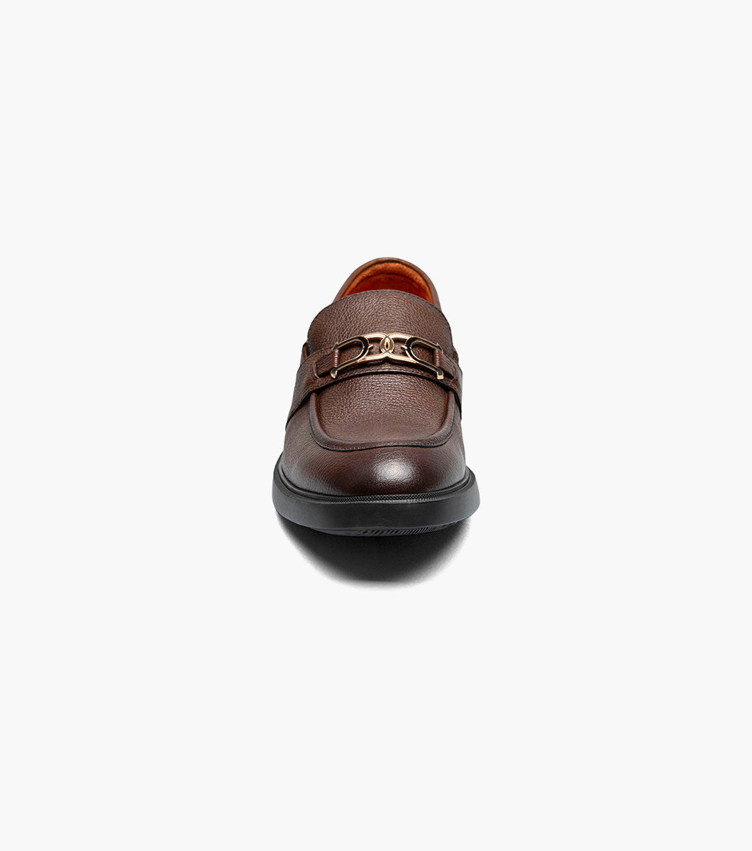 Stacy Adams Todridge Moc Toe Bit Slip On Clearance Men’s Shoes - Brown Tumbled