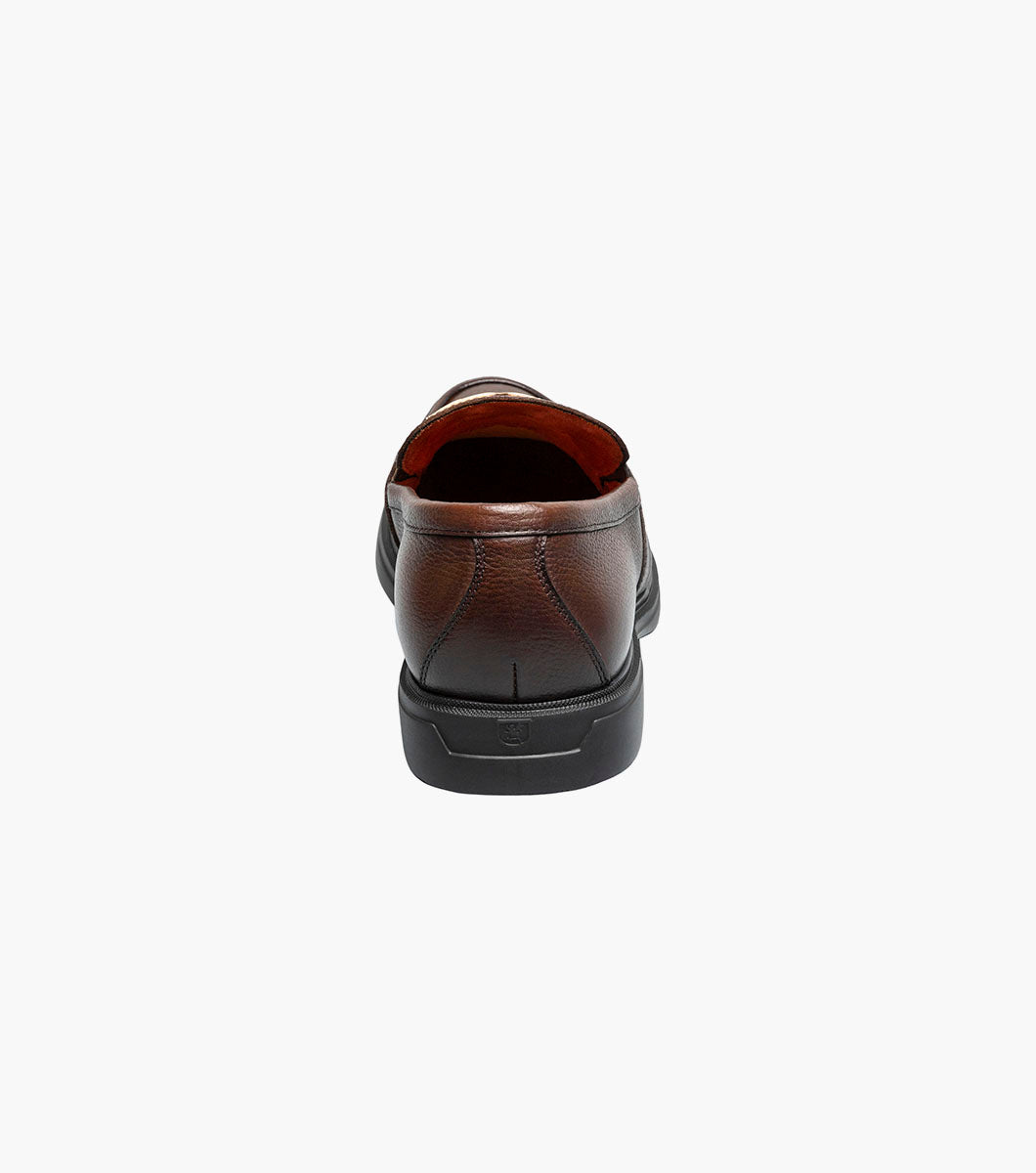 Stacy Adams Todridge Moc Toe Bit Slip On Clearance Men’s Shoes - Brown Tumbled