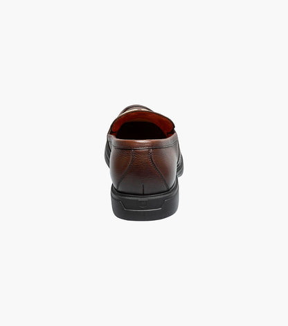 Stacy Adams Todridge Moc Toe Bit Slip On Clearance Men’s Shoes - Brown Tumbled