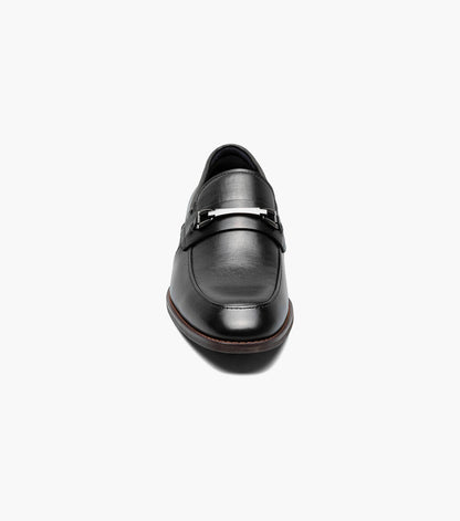 Stacy Adams Kaylor Moc Toe Bit Slip On Men’s Dress Shoes - Black