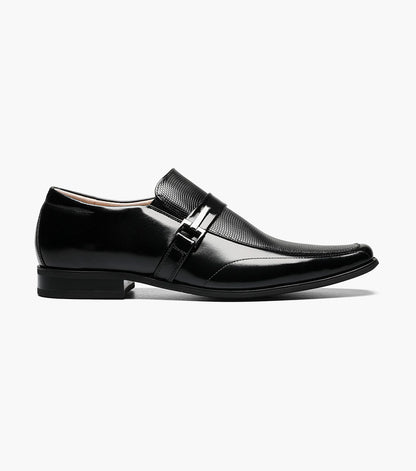 Stacy Adams Beau Moc Toe Loafer Men’s Dress Shoes - Black