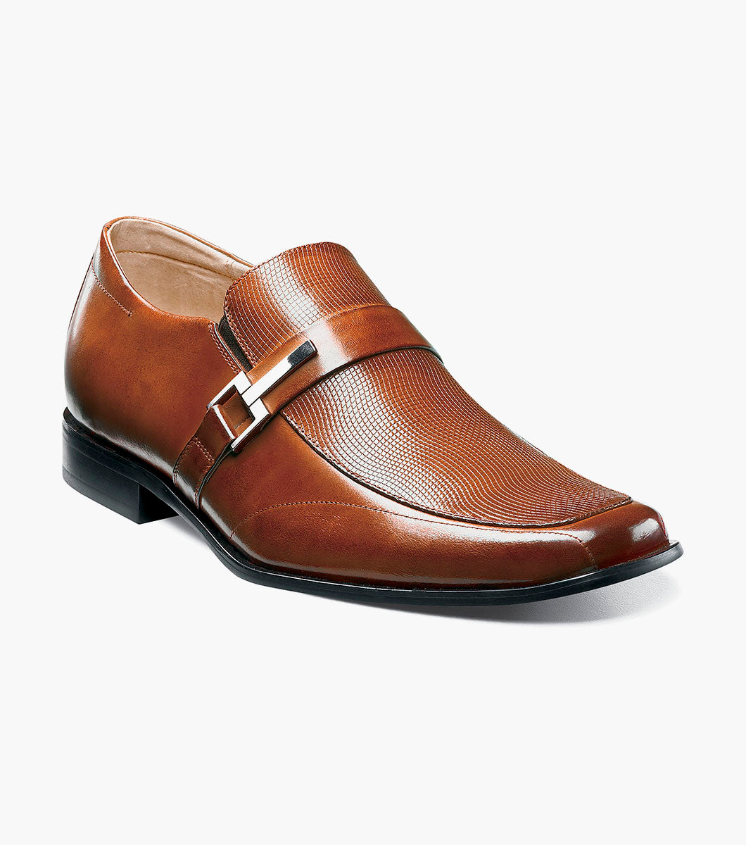 Stacy Adams Beau Moc Toe Loafer Clearance Men’s Shoes - Cognac