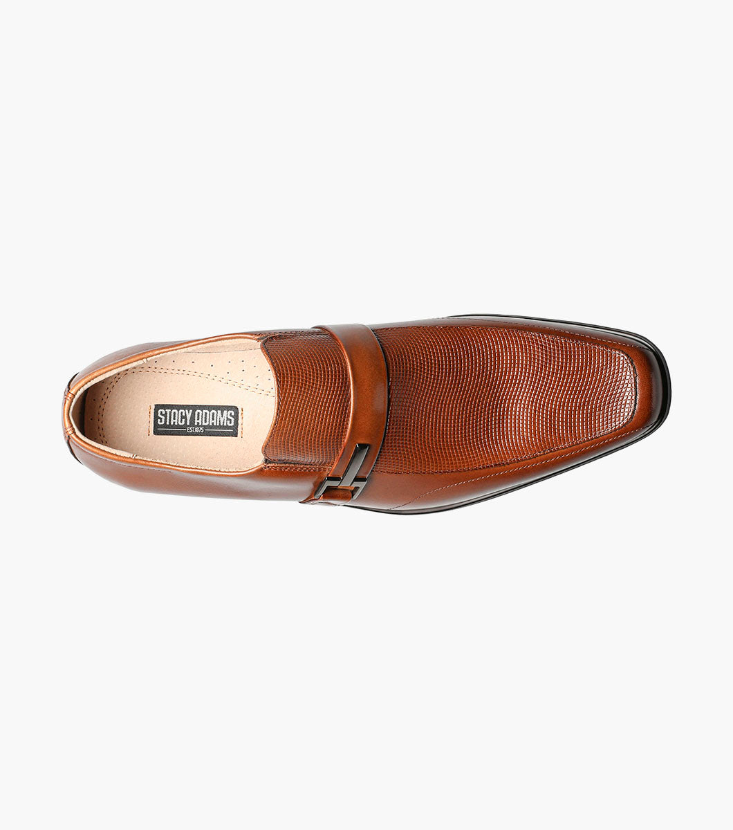 Stacy Adams Beau Moc Toe Loafer Clearance Men’s Shoes - Cognac