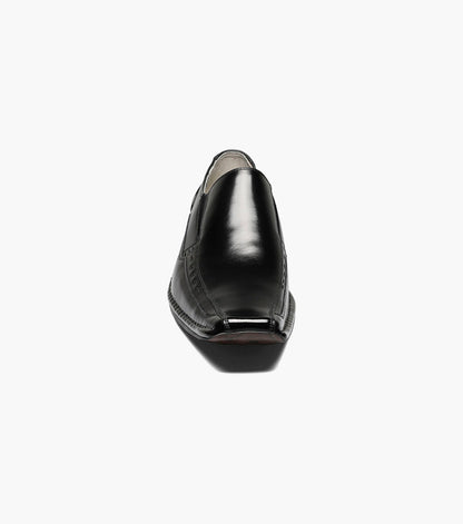Stacy Adams Templin Bike Toe Loafer Men’s Dress Shoes - Black