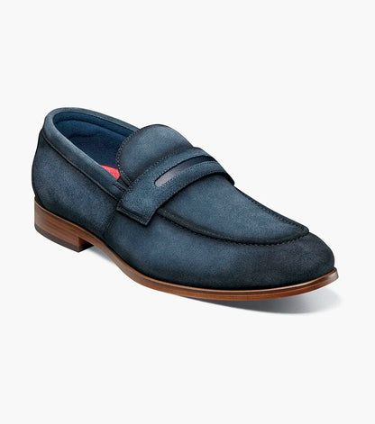 Navy Suede,7,M (D - medium)