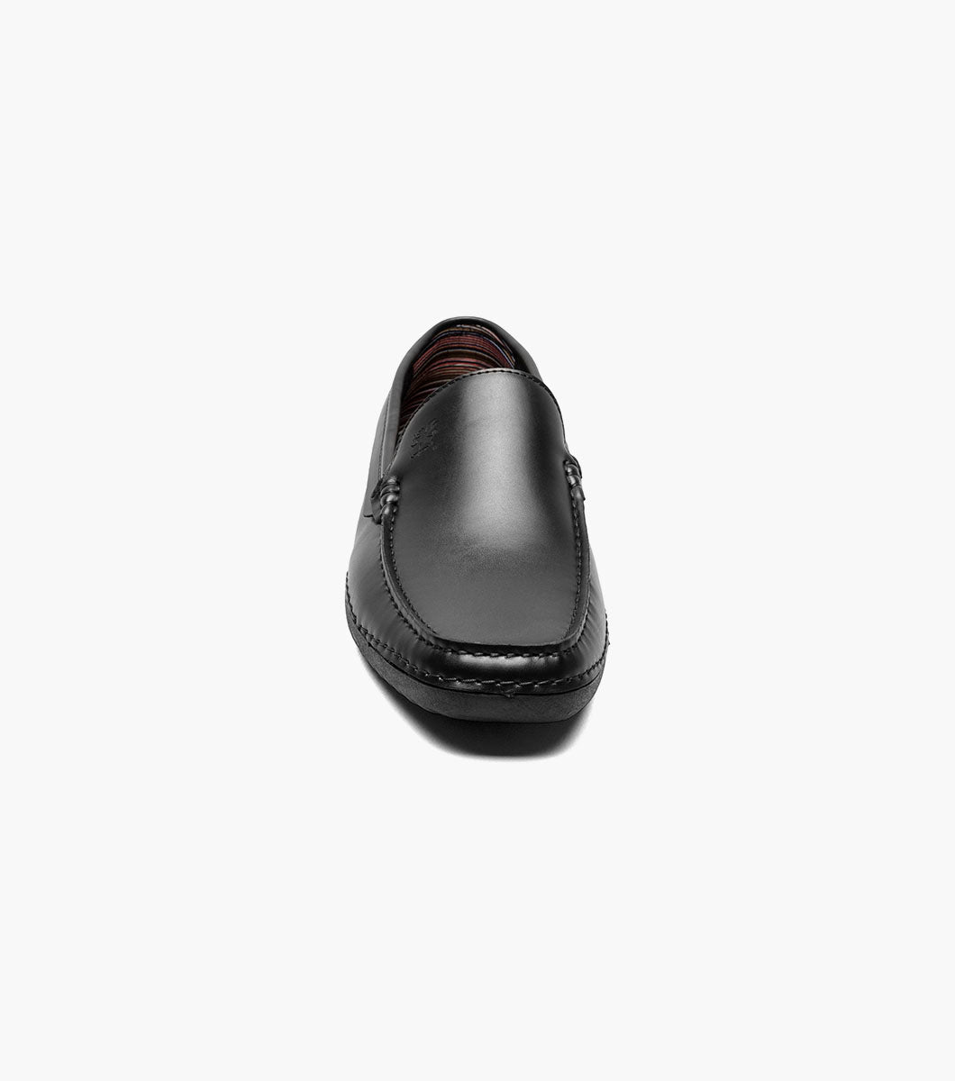 Stacy Adams Del Moc Toe Slip On Men’s Dress Shoes - Black