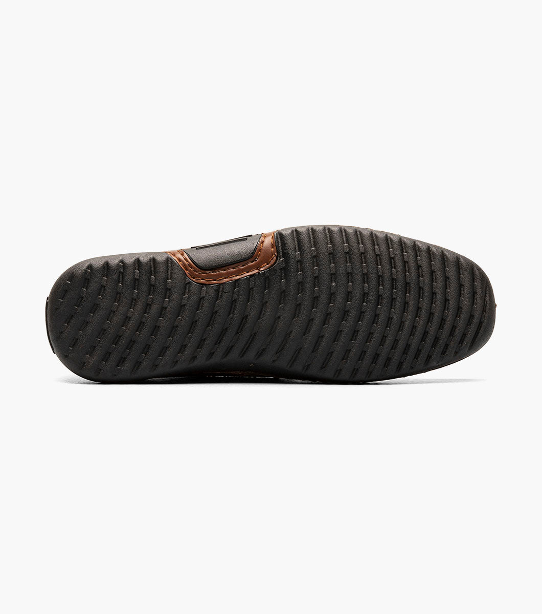 Stacy Adams Del Moc Toe Slip On Men’s Dress Shoes - Brown
