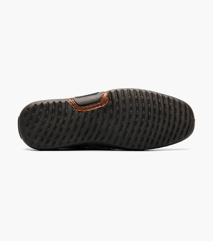 Stacy Adams Del Moc Toe Slip On Men’s Dress Shoes - Brown