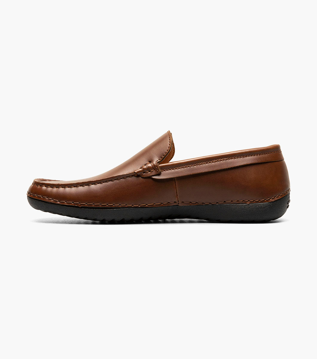 Stacy Adams Del Moc Toe Slip On Men’s Dress Shoes - Brown