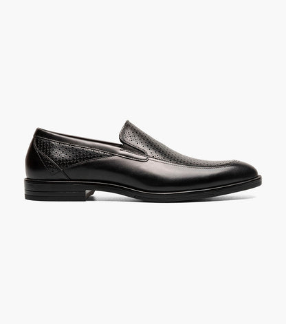 Stacy Adams Aiden Moc Toe Slip On Men’s Dress Shoes - Black
