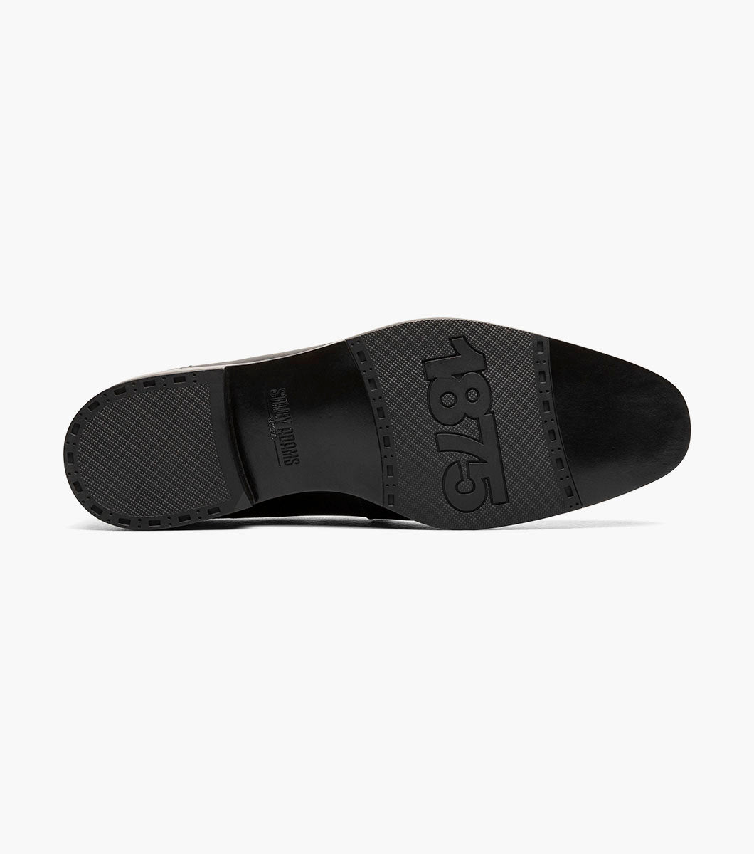 Stacy Adams Aiden Moc Toe Slip On Men’s Dress Shoes - Black