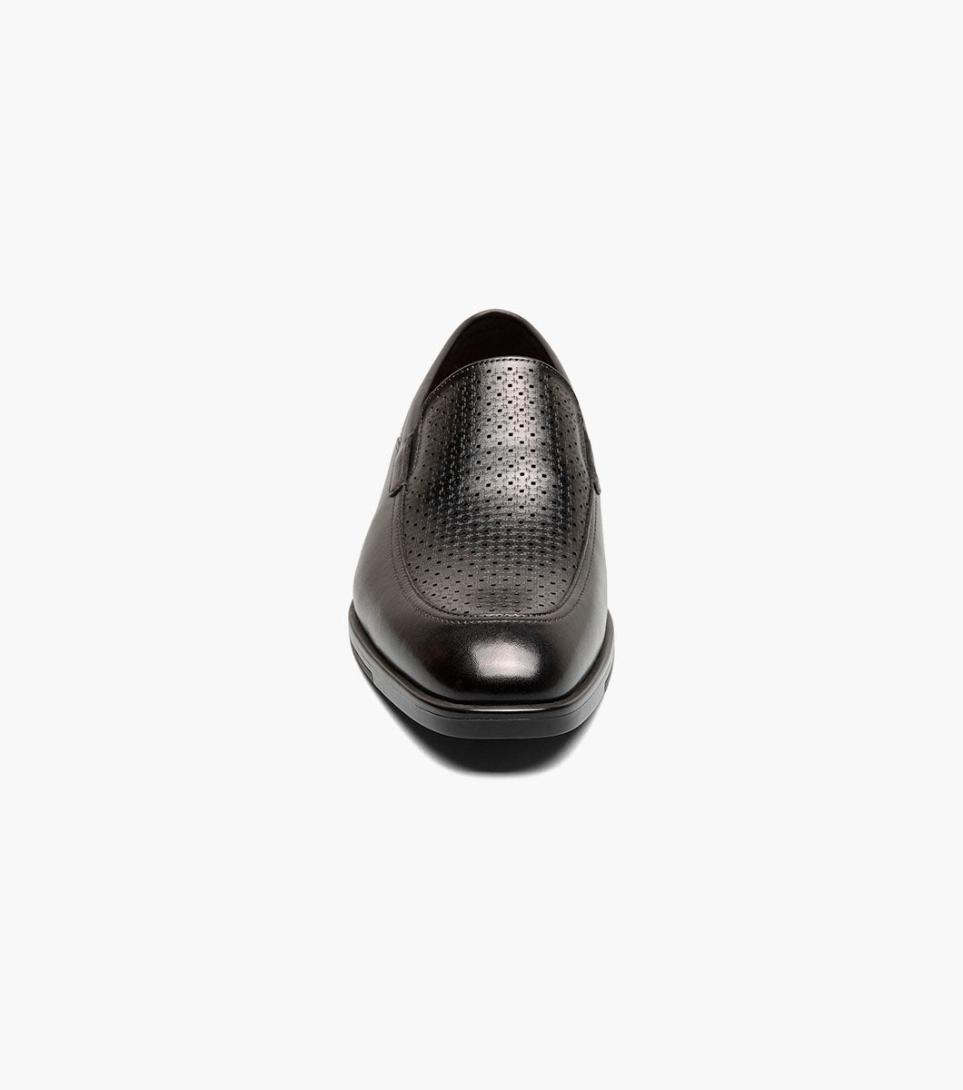 Stacy Adams Aiden Moc Toe Slip On Men’s Dress Shoes - Black