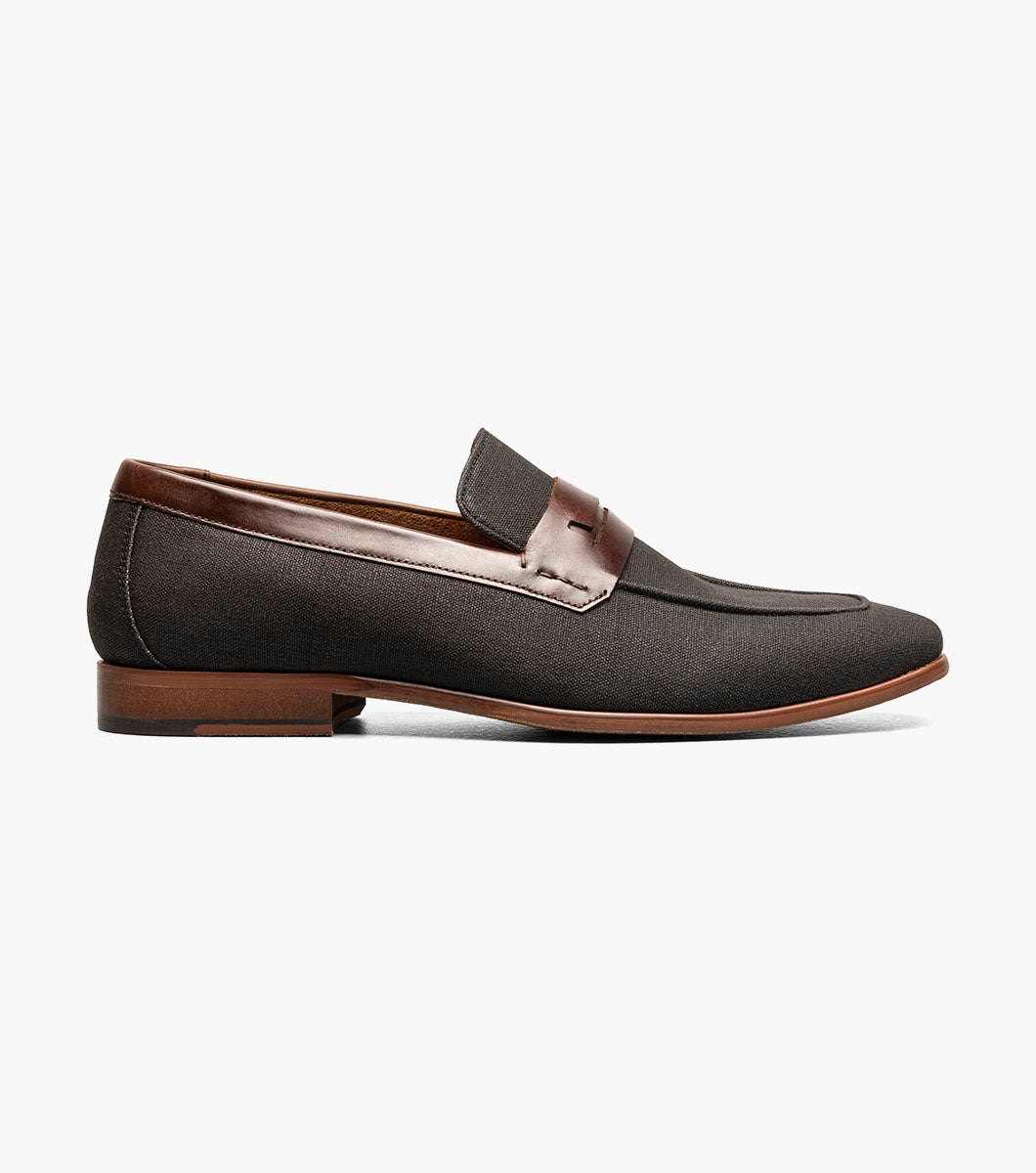 Stacy Adams Gill Moc Toe Saddle Slip On Stacy Adams Last Pairs - Black Multi